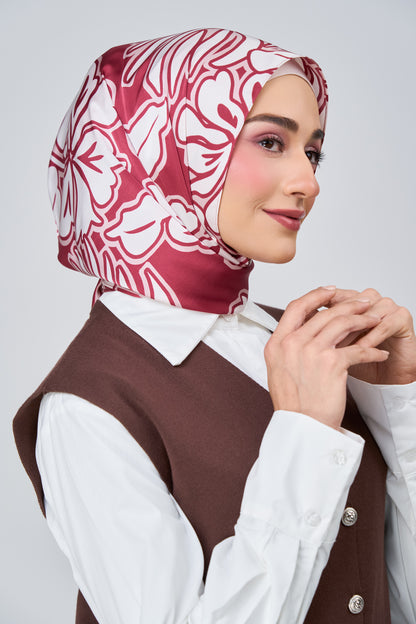 HoodX Printed Set in Scarlet