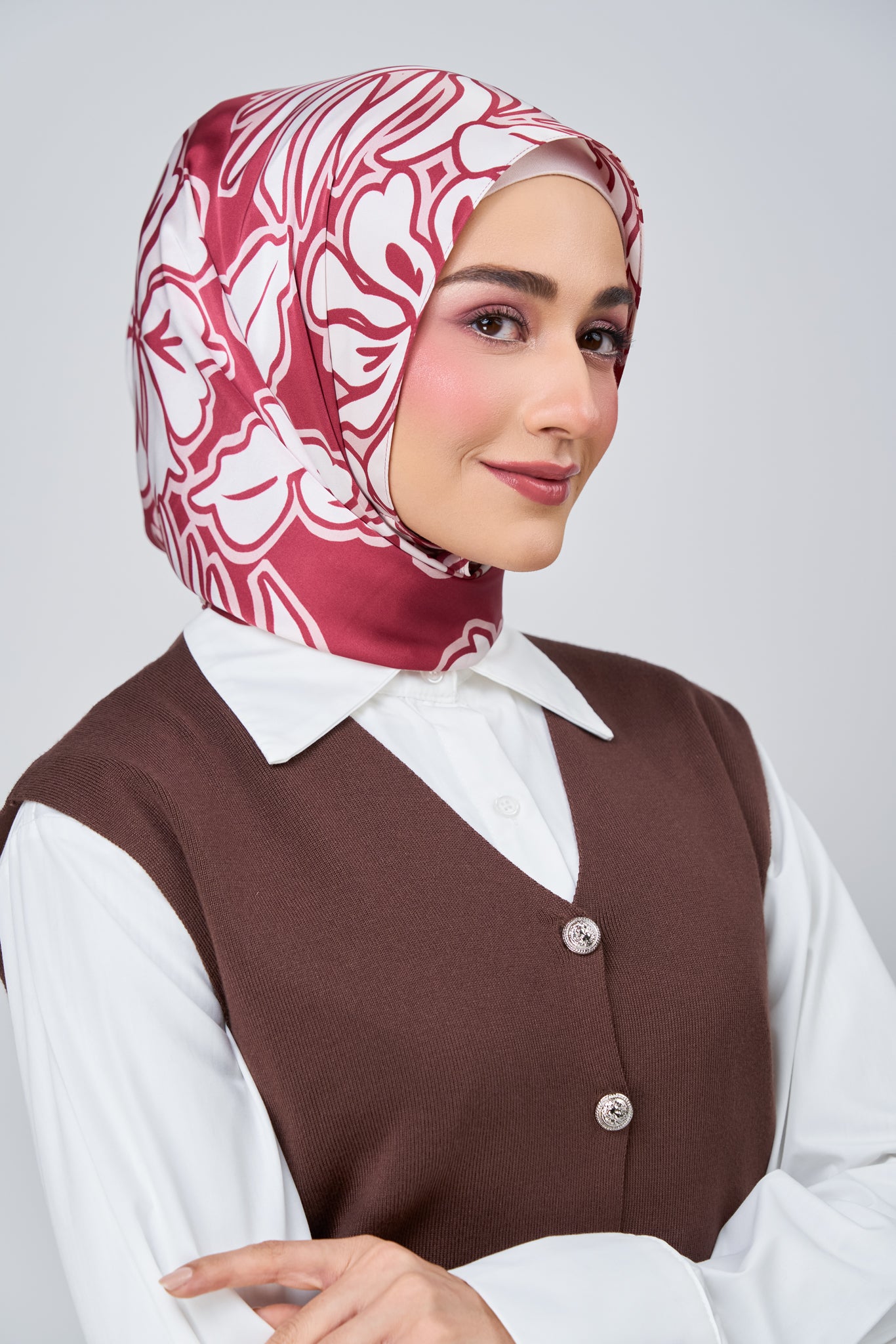 [★New] HoodX Printed Set in Scarlet