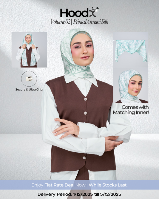 [★New] HoodX Printed Set in Seraphina