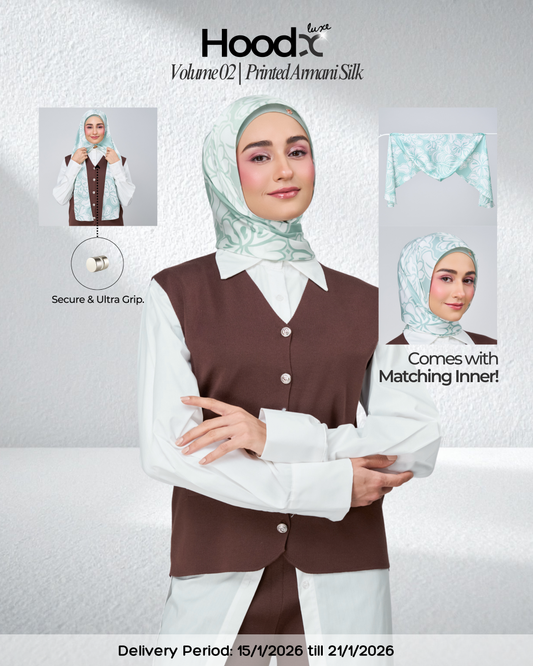 [★New] HoodX Printed Set in Seraphina