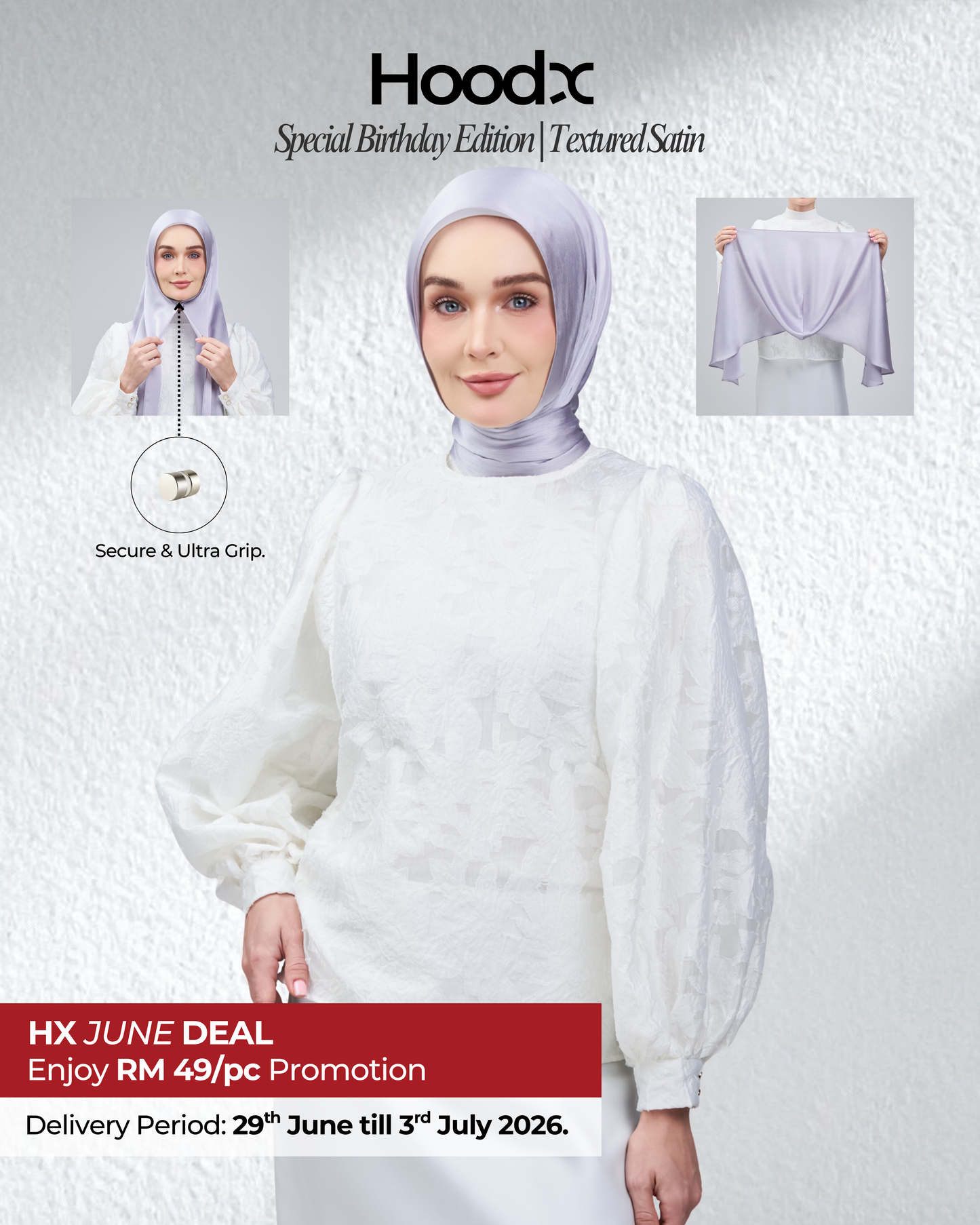 HoodX B.E in Silver Ash