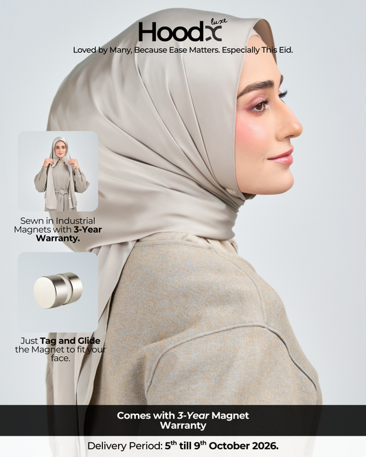 HoodX Luxe in Silver Taupe