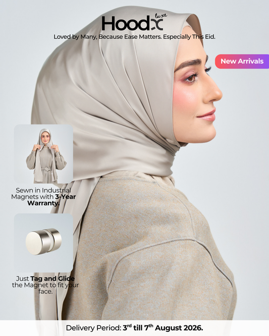 HoodX Luxe in Silver Taupe
