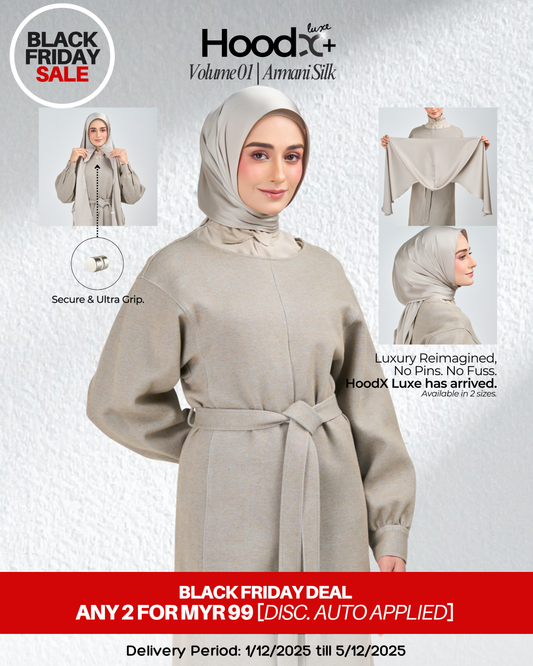 [BFS] HoodX⁺Plus Luxe in Silver Taupe