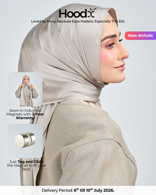 HoodX Luxe in Silver Taupe