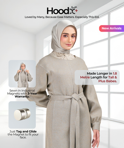 [8.8 MARKDOWN] HoodX⁺Plus Luxe in Silver Taupe