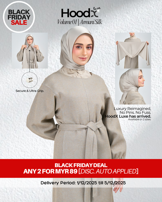 [BFS] HoodX Luxe in Silver Taupe