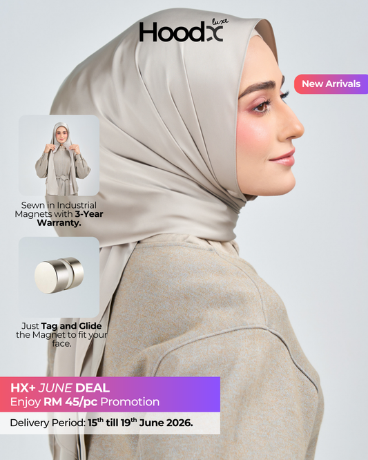 HoodX Luxe in Silver Taupe