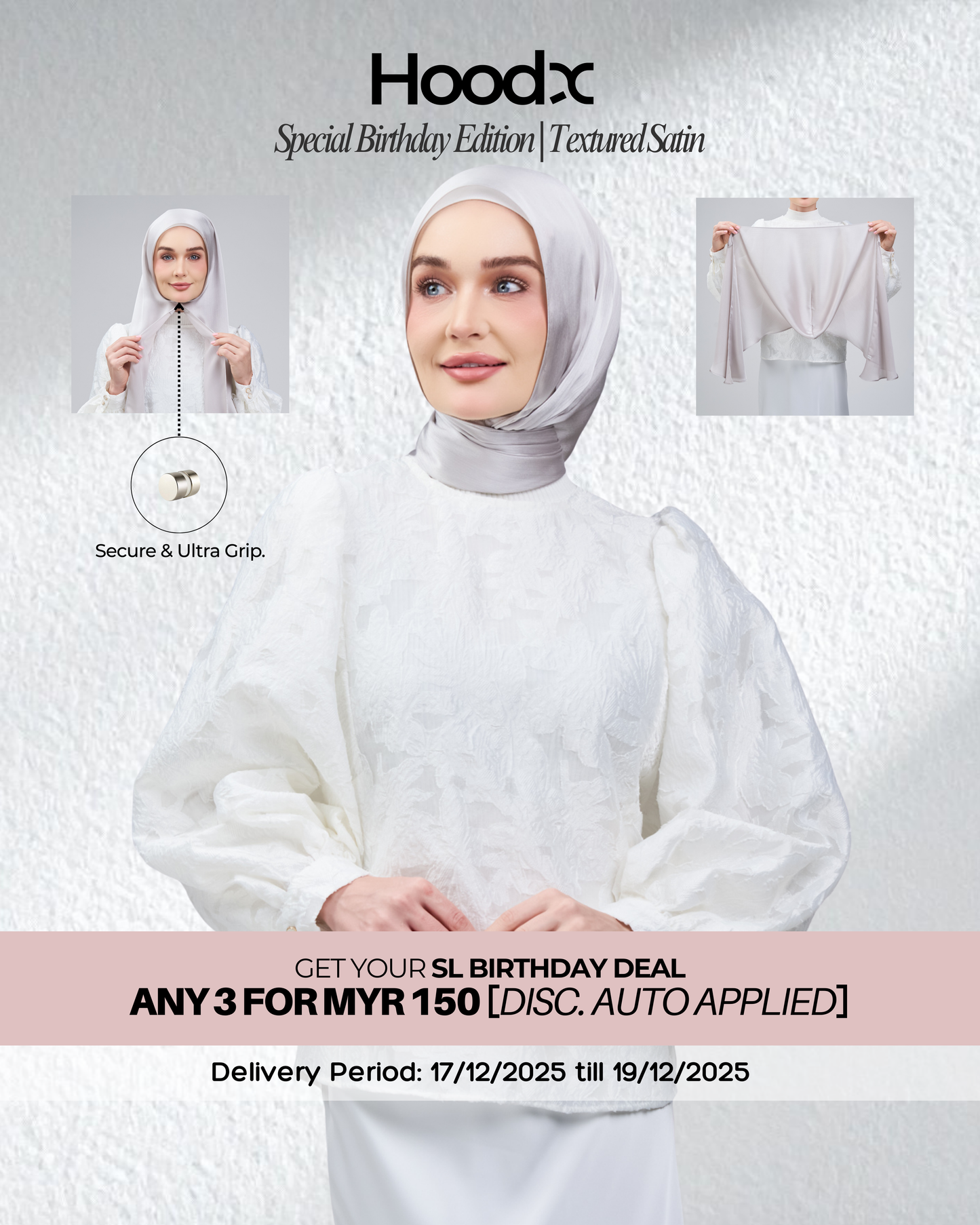 HoodX B.E in Silver Taupe