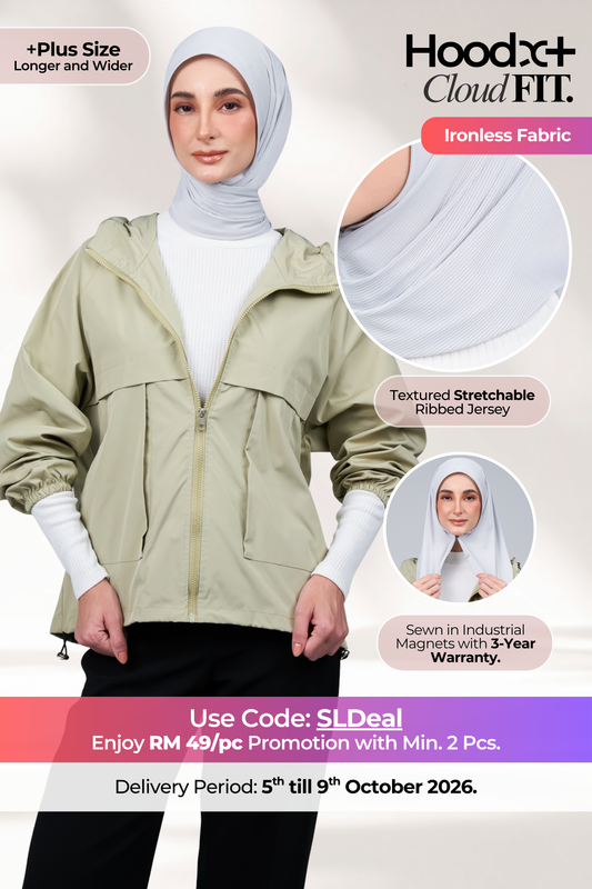 HoodX+ CloudFit in Silver