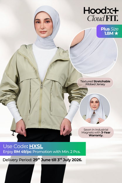 HoodX+ CloudFit in Silver