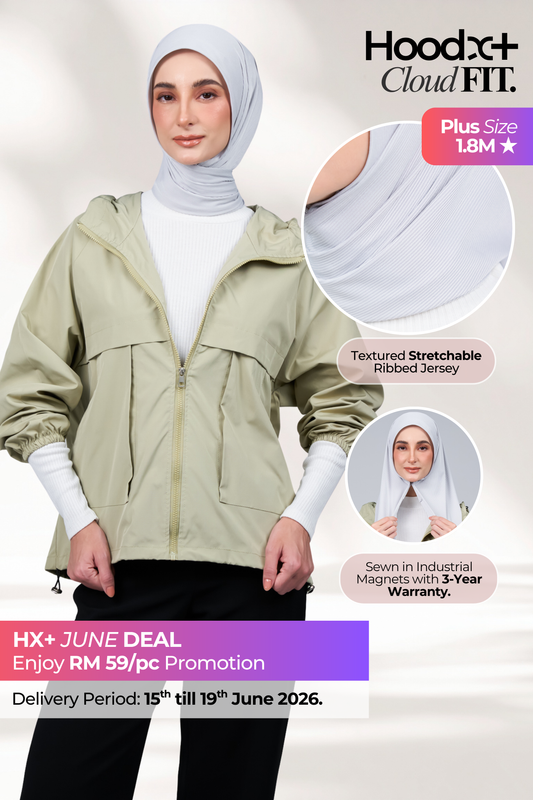 HoodX+ CloudFit in Silver