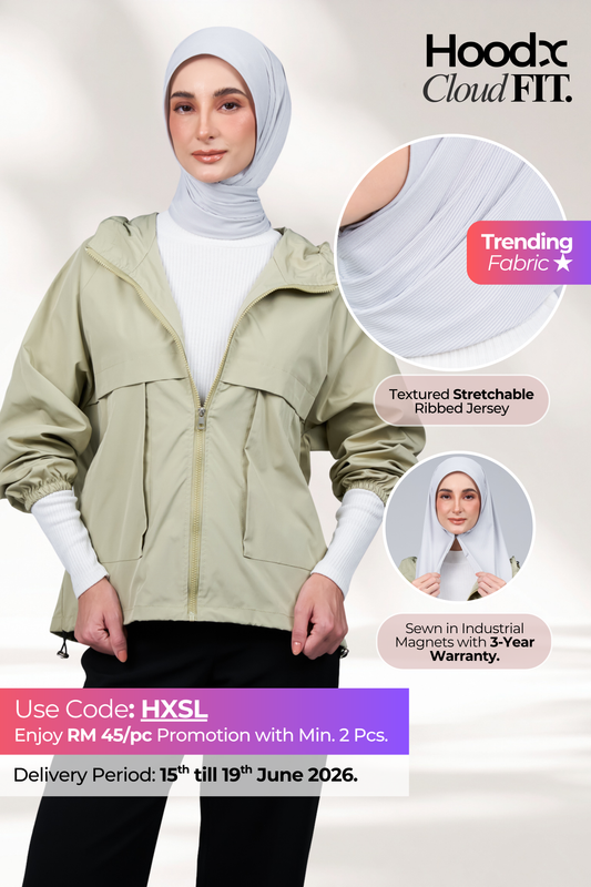 HoodX CloudFit in Silver