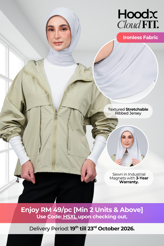 HoodX CloudFit in Silver