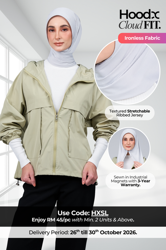 HoodX CloudFit in Silver