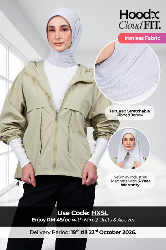 HoodX CloudFit in Silver