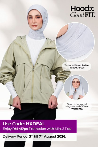 HoodX CloudFit in Silver
