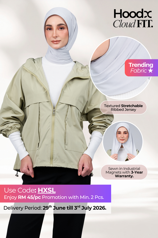 HoodX CloudFit in Silver