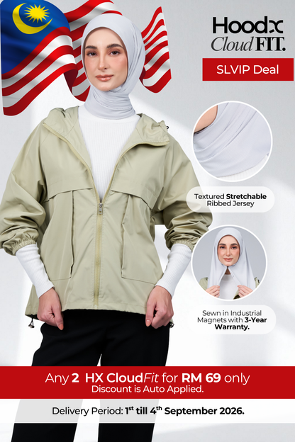 [SLVIP] HoodX CloudFit in Silver