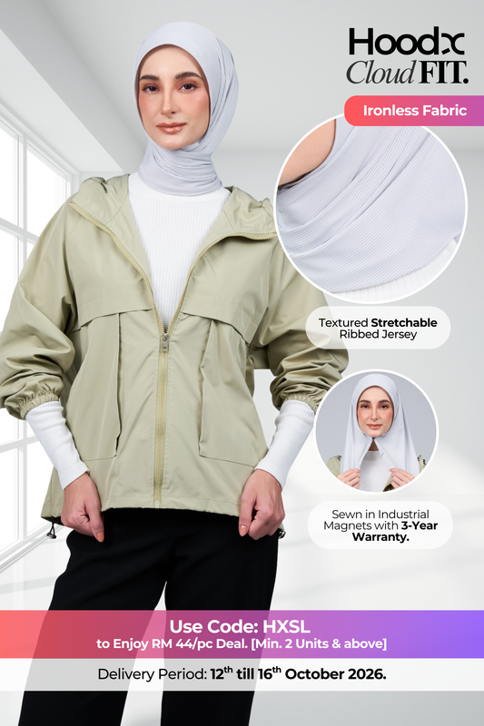 HoodX CloudFit in Silver