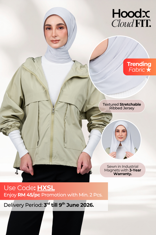 HoodX CloudFit in Silver