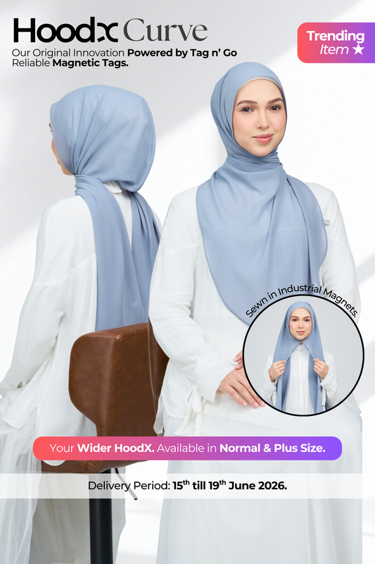 HoodX Curve in Slate Blue