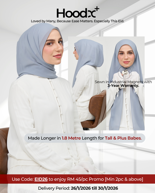 HoodX⁺Plus in Slate Blue