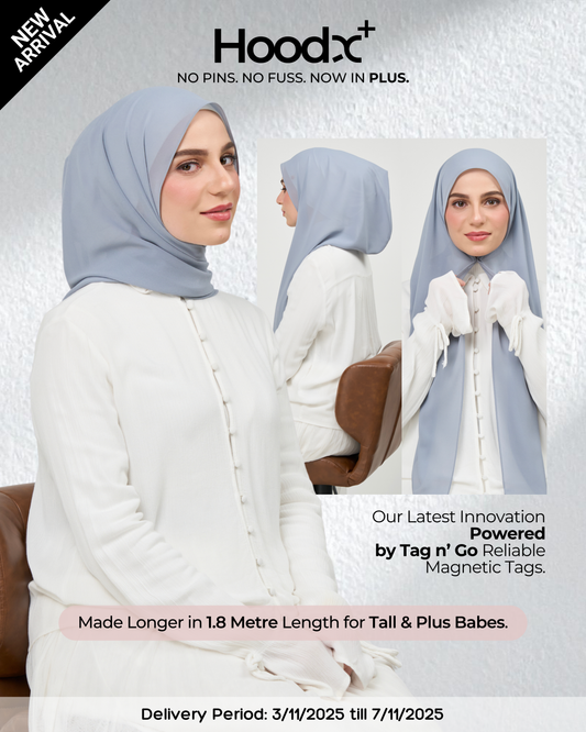 HoodX⁺Plus in Slate Blue