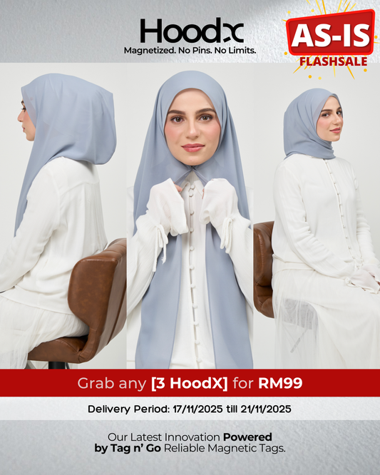 [As-Is] HoodX in Slate Blue