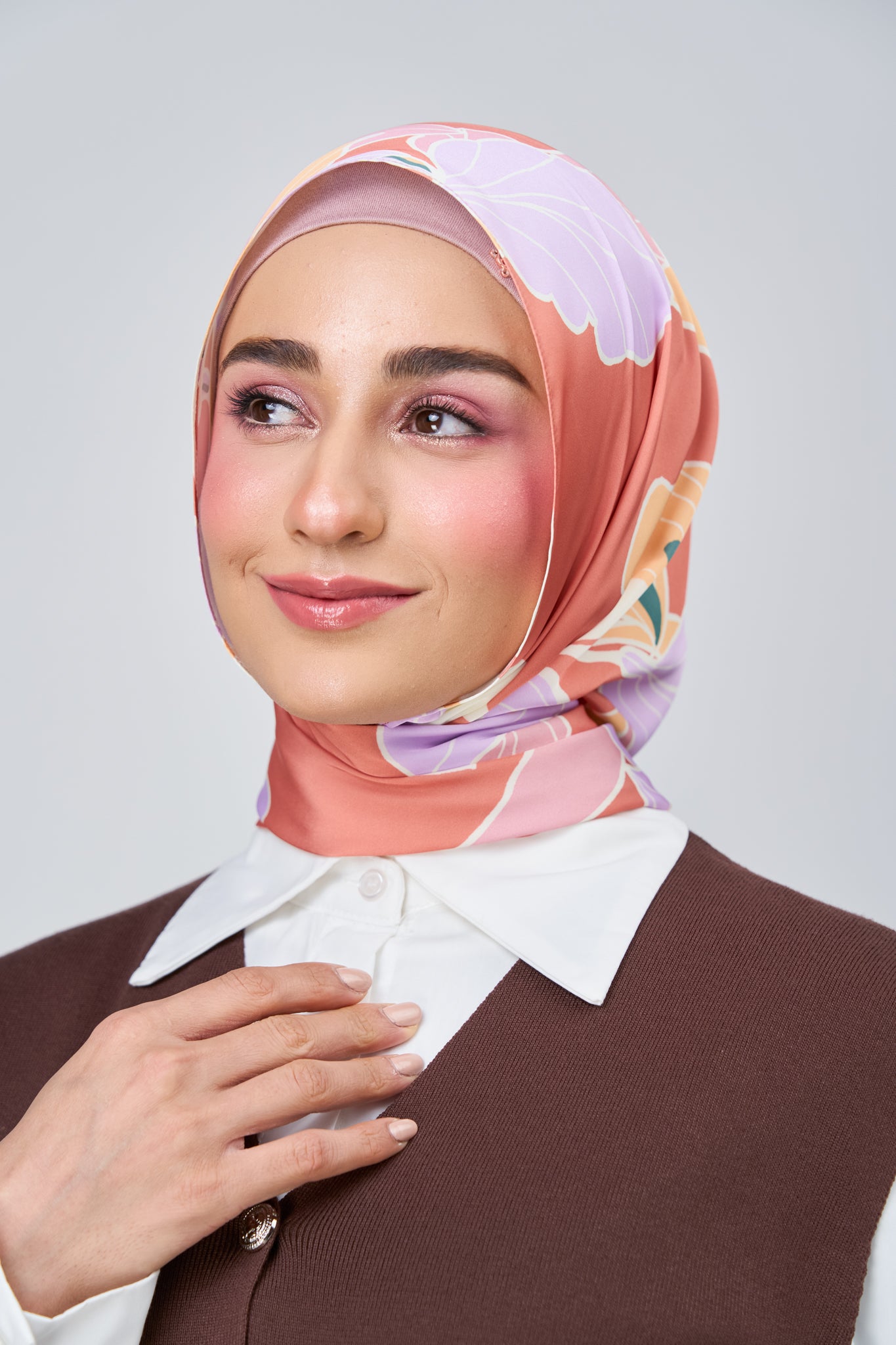 [★New] HoodX Printed Set in Sunset Blush