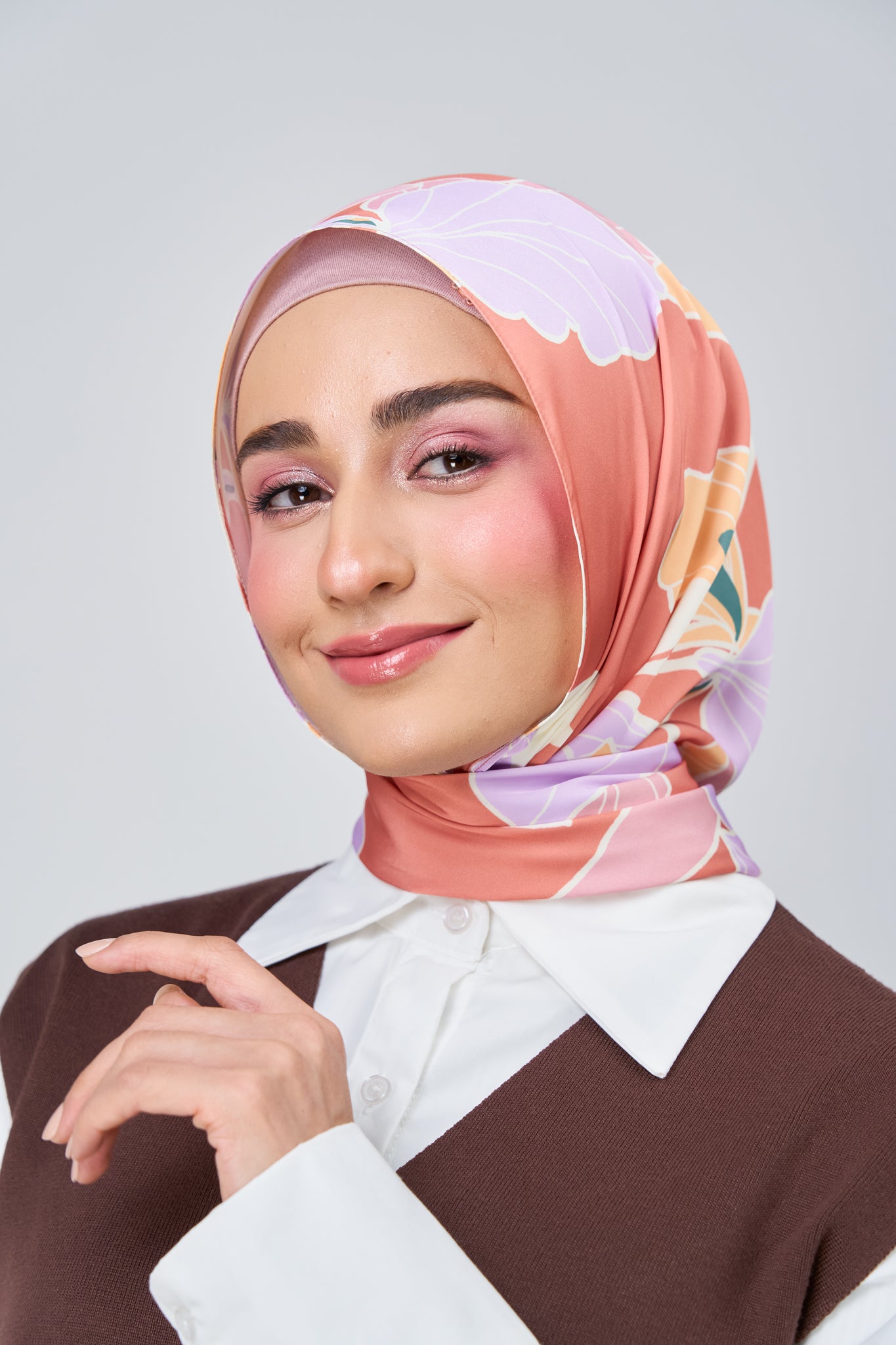 [★New] HoodX Printed Set in Sunset Blush