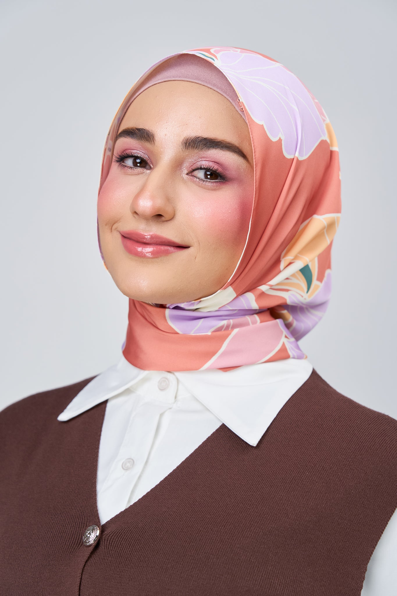 [★New] HoodX Printed Set in Sunset Blush