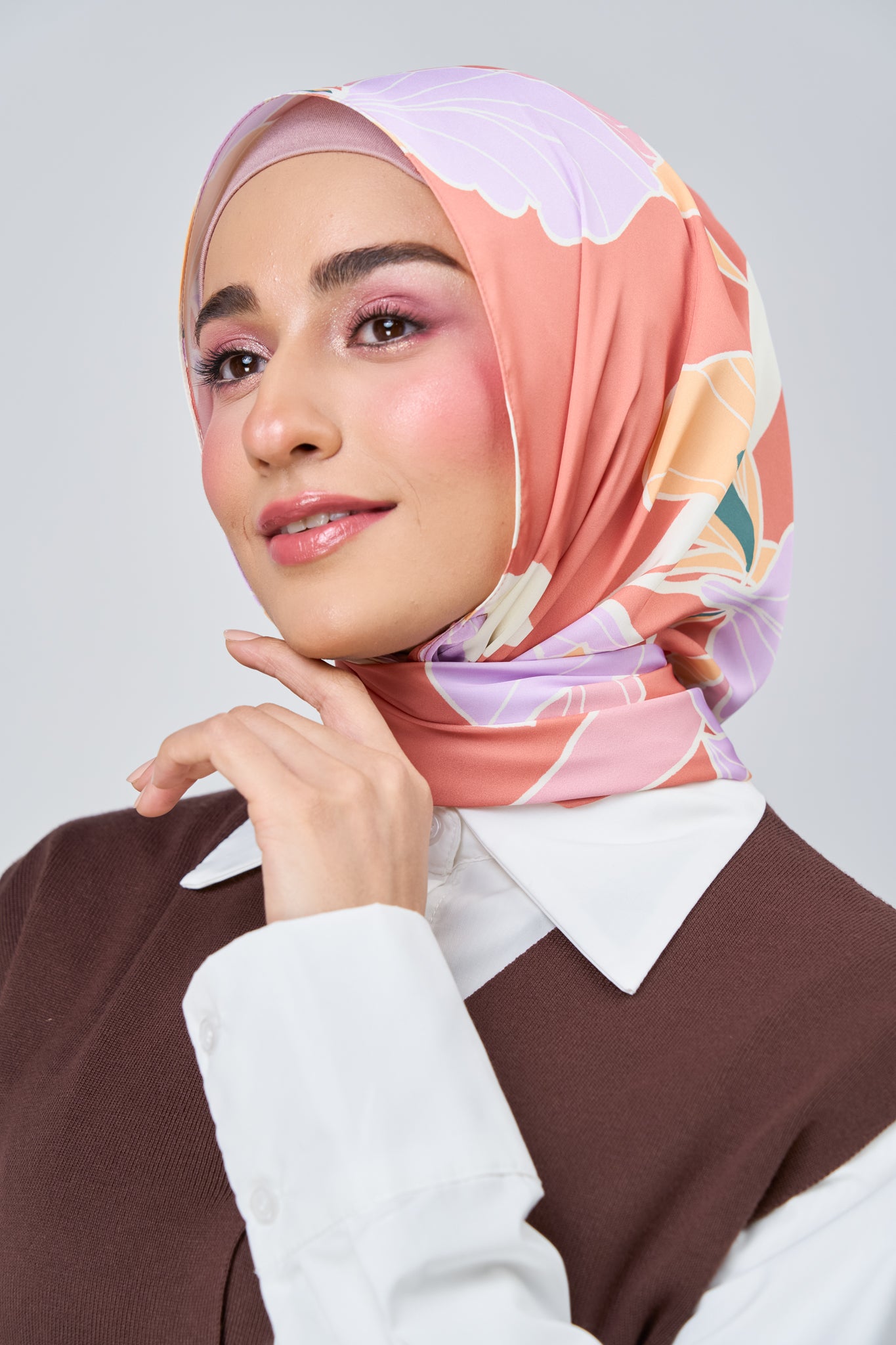 [★New] HoodX Printed Set in Sunset Blush