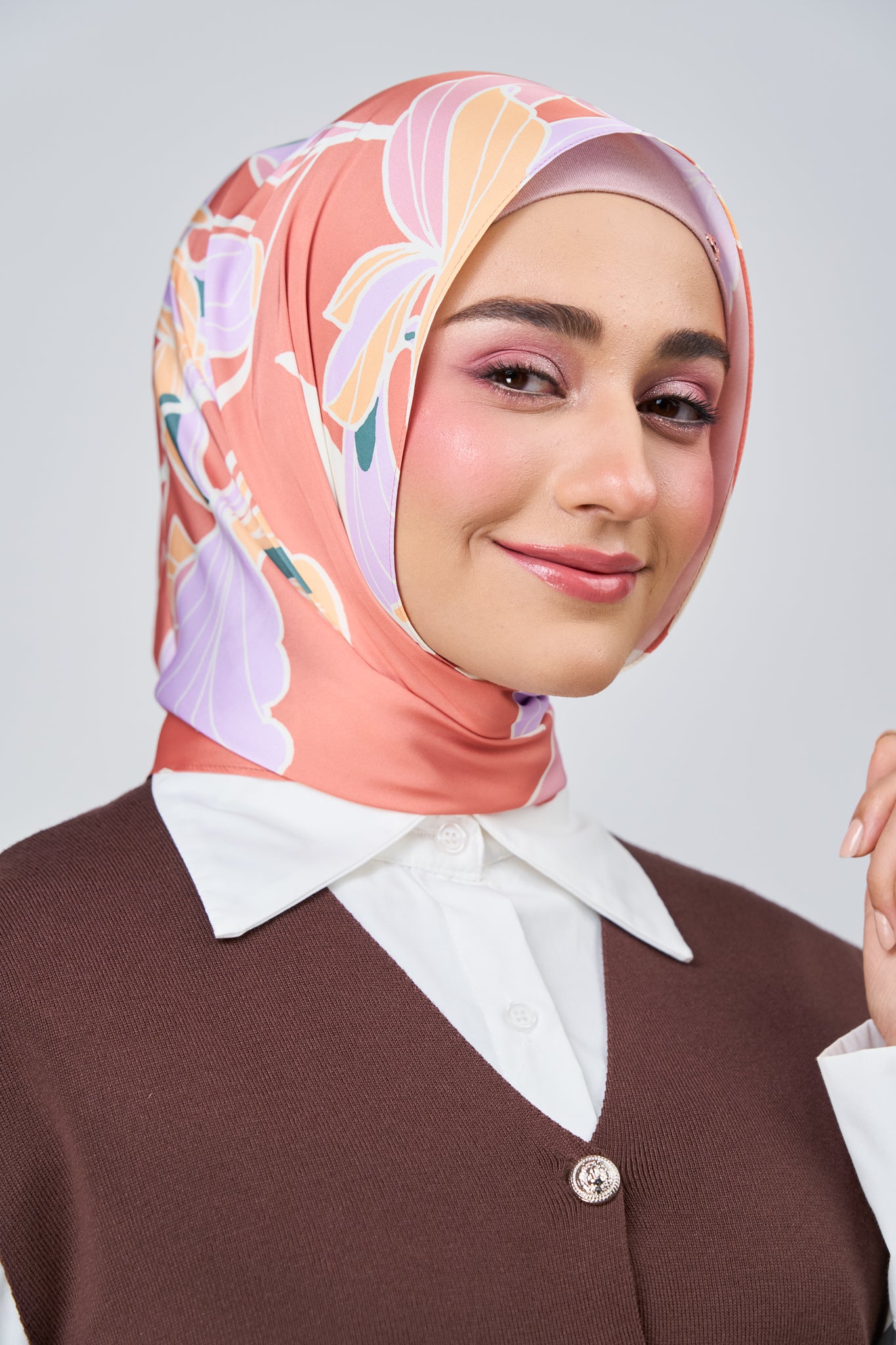[★New] HoodX Printed Set in Sunset Blush