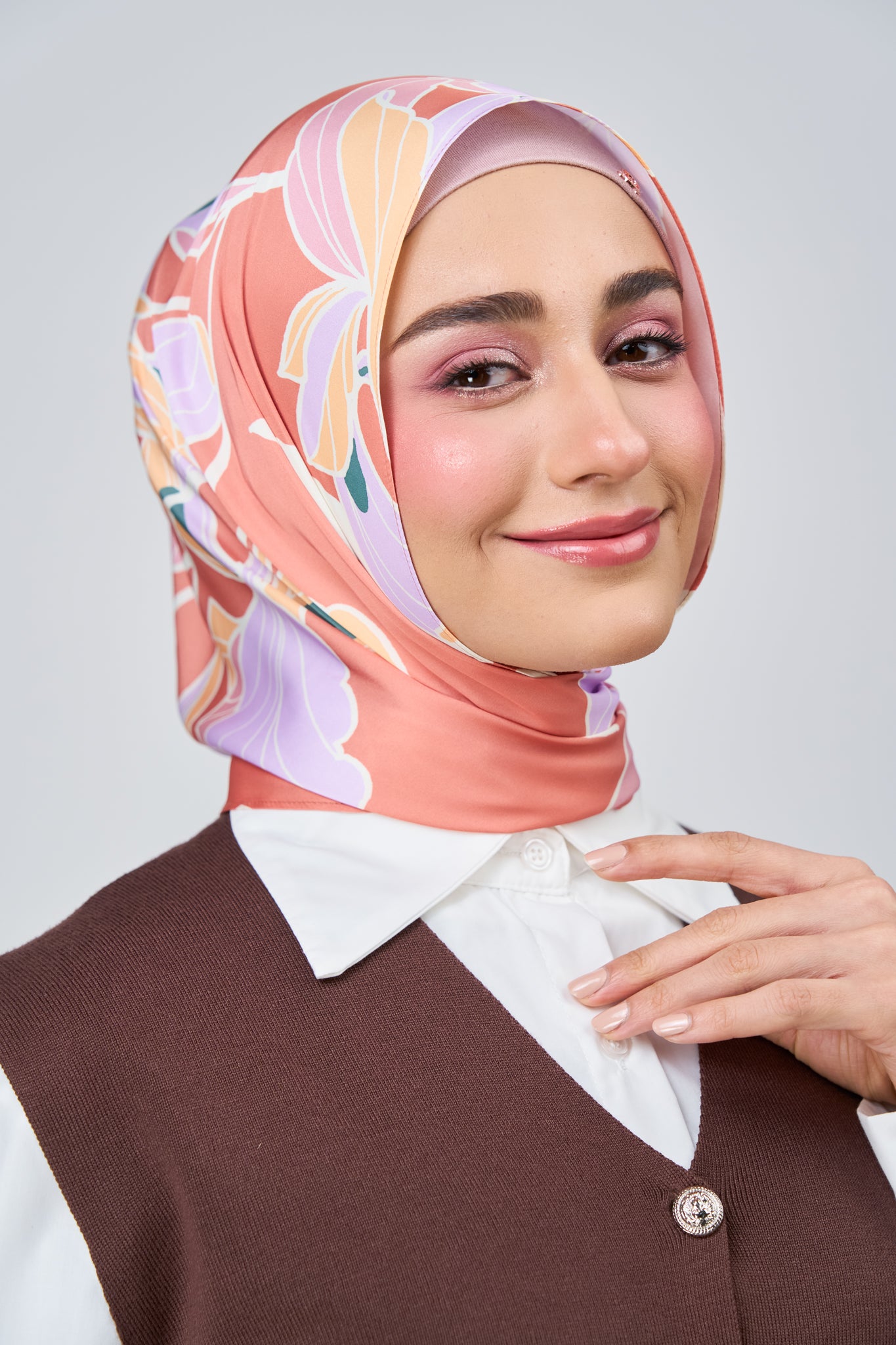 [★New] HoodX Printed Set in Sunset Blush