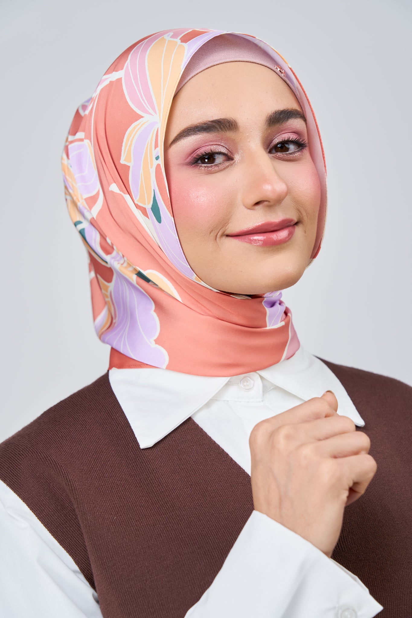 [★New] HoodX Printed Set in Sunset Blush