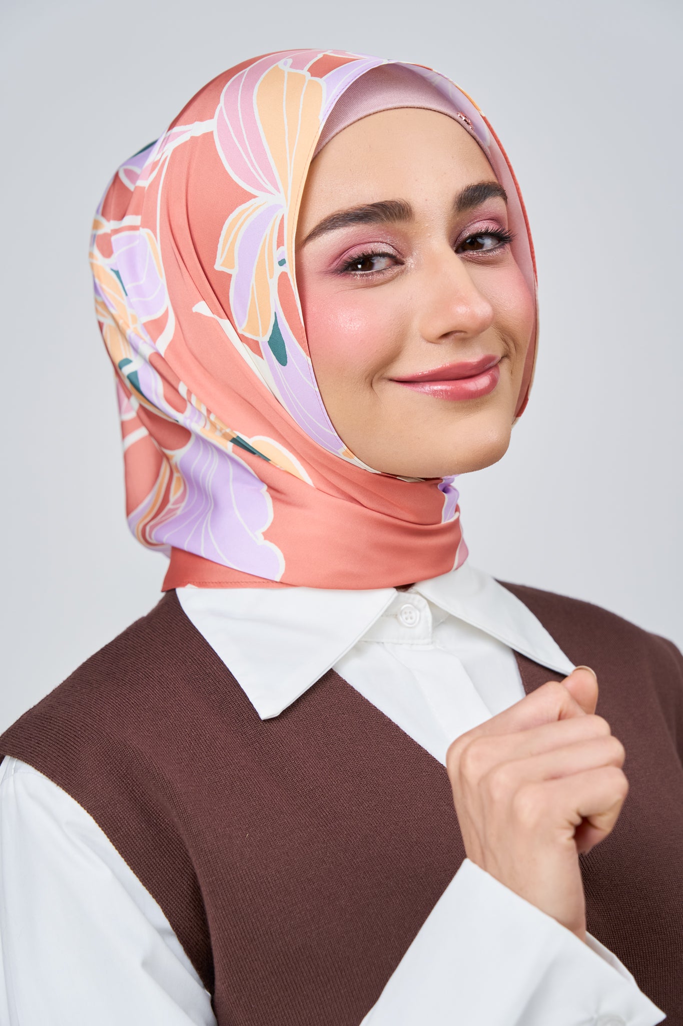 [★New] HoodX Printed Set in Sunset Blush