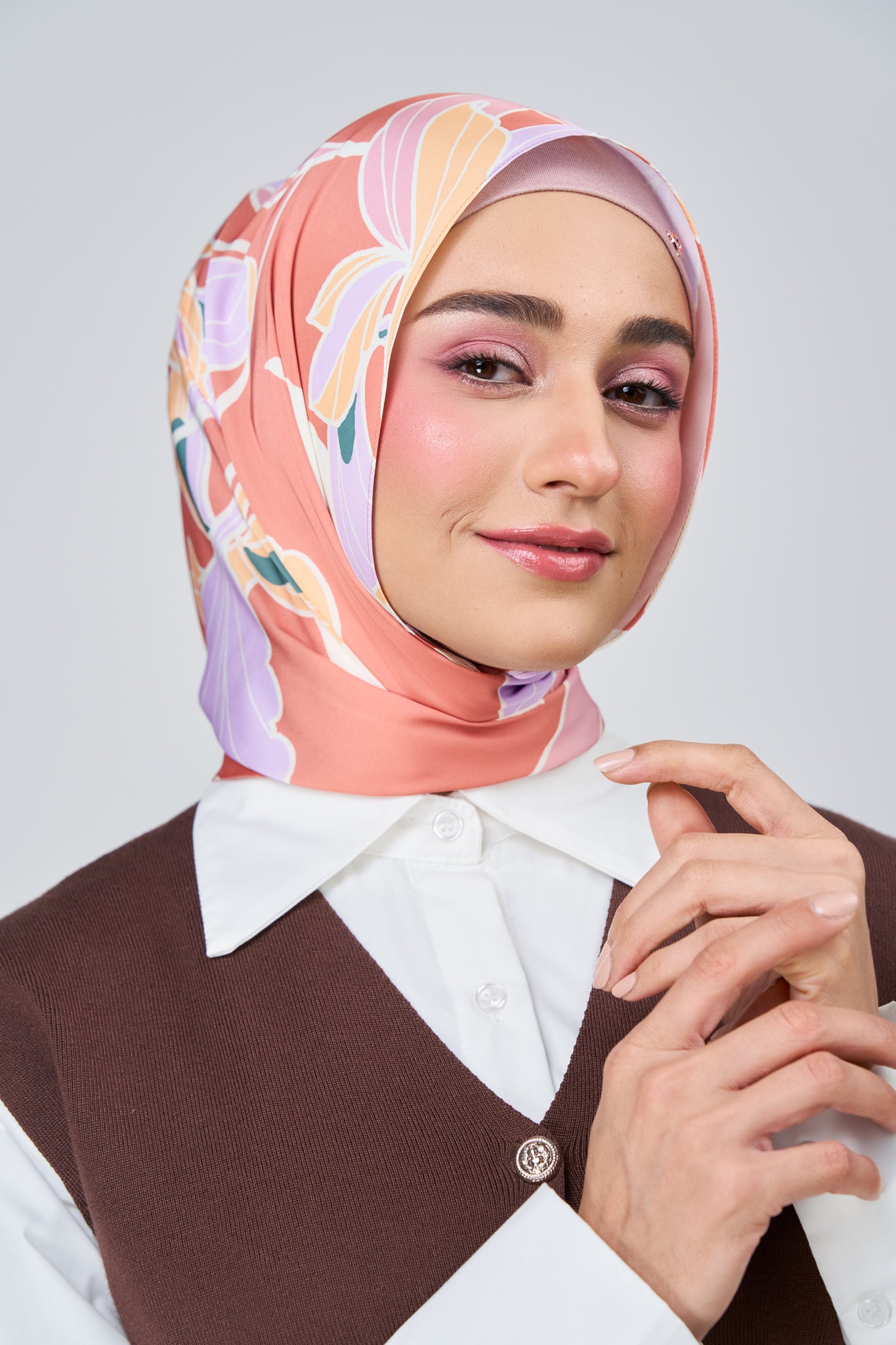 [★New] HoodX Printed Set in Sunset Blush