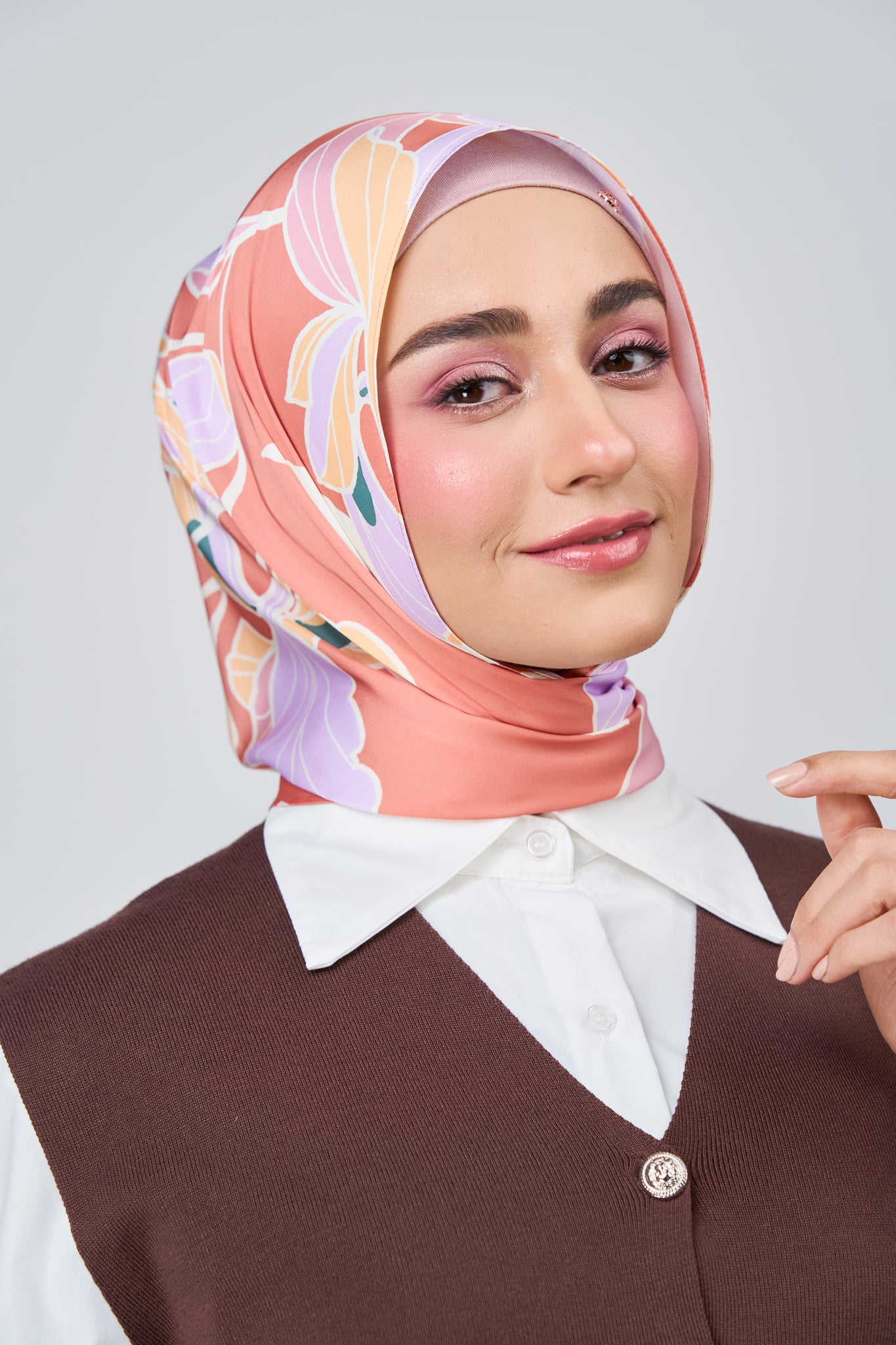 [★New] HoodX Printed Set in Sunset Blush
