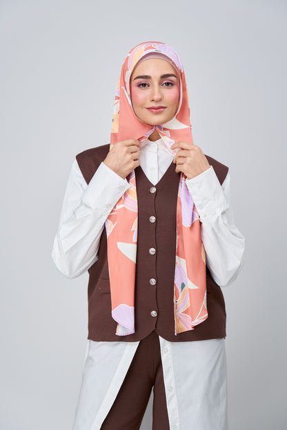 HoodX Printed Set in Sunset Blush