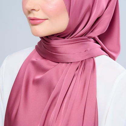 [As-Is] Instant Tag n' Go Shawl l Satin Silk in Sorbet