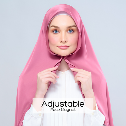 [As-Is] Instant Tag n' Go Shawl l Satin Silk in Sorbet