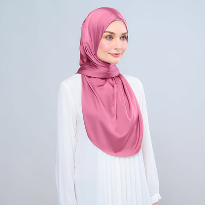 [As-Is] Instant Tag n' Go Shawl l Satin Silk in Sorbet