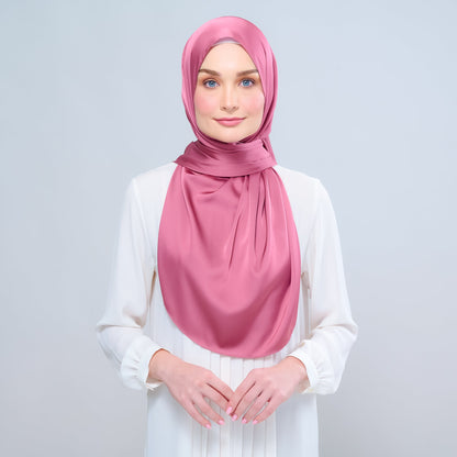 [As-Is] Instant Tag n' Go Shawl l Satin Silk in Sorbet