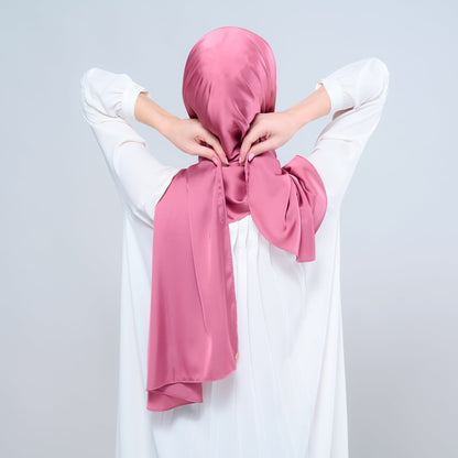 [As-Is] Instant Tag n' Go Shawl l Satin Silk in Sorbet