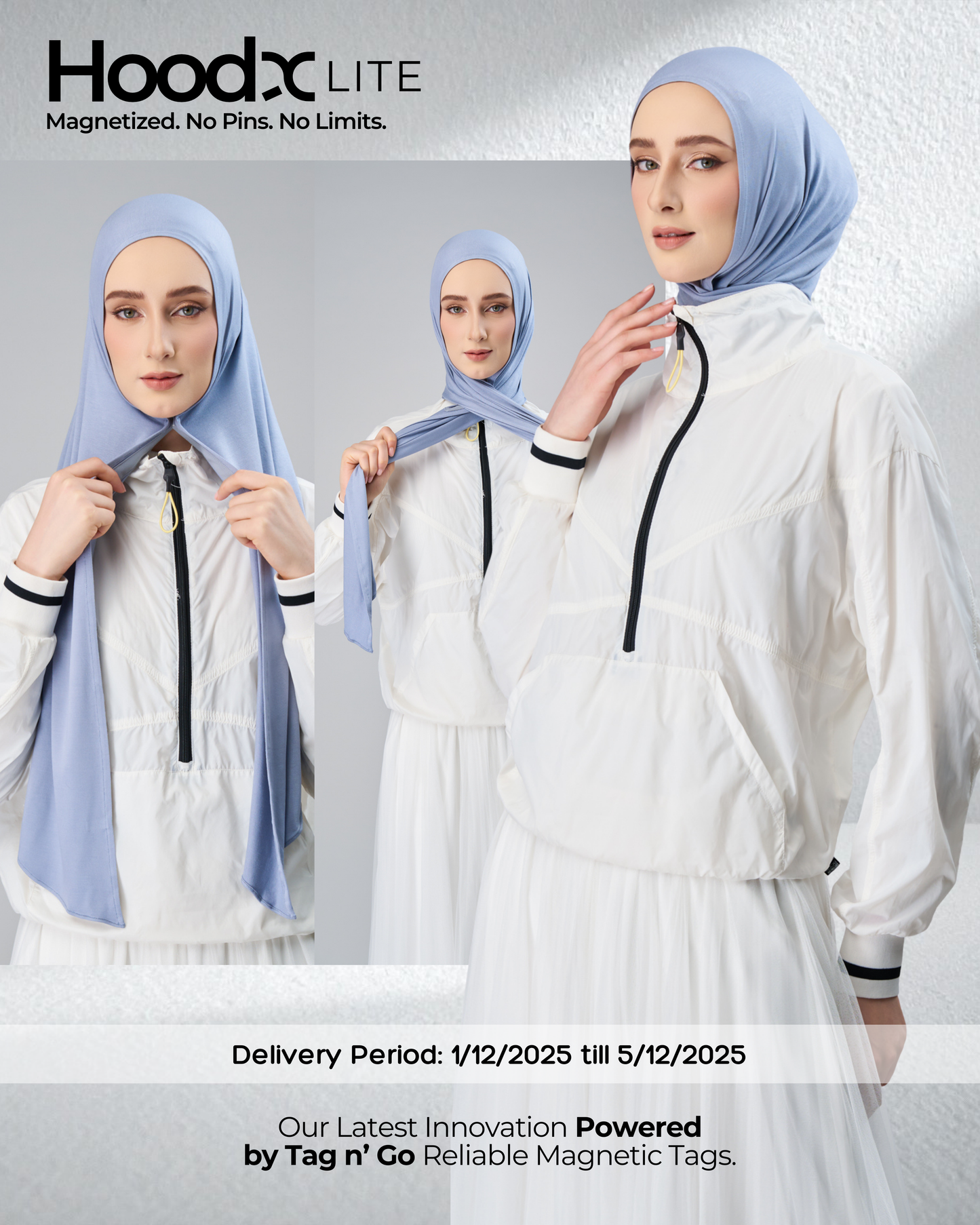 [★New] HoodX Lite in Titanium Blue