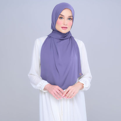 [As-Is] Instant Tag n' Go Shawl l Chiffon Silk in Indigo