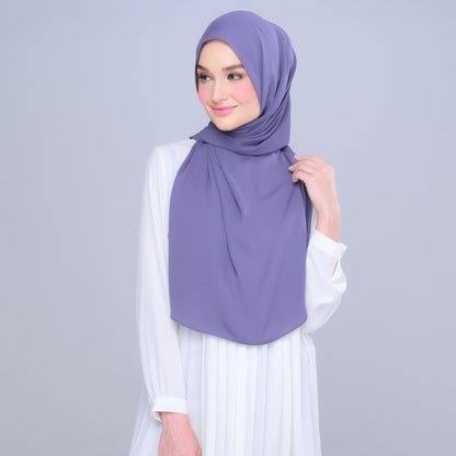 [As-Is] Instant Tag n' Go Shawl l Chiffon Silk in Indigo