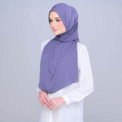 [As-Is] Instant Tag n' Go Shawl l Chiffon Silk in Indigo