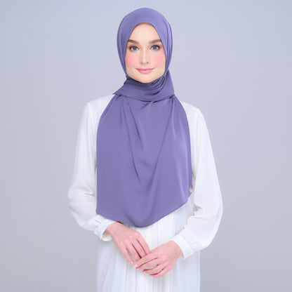 [As-Is] Instant Tag n' Go Shawl l Chiffon Silk in Indigo